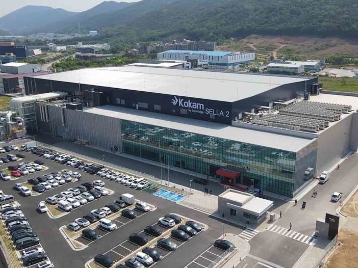 Solar Edge Kokam battery factory