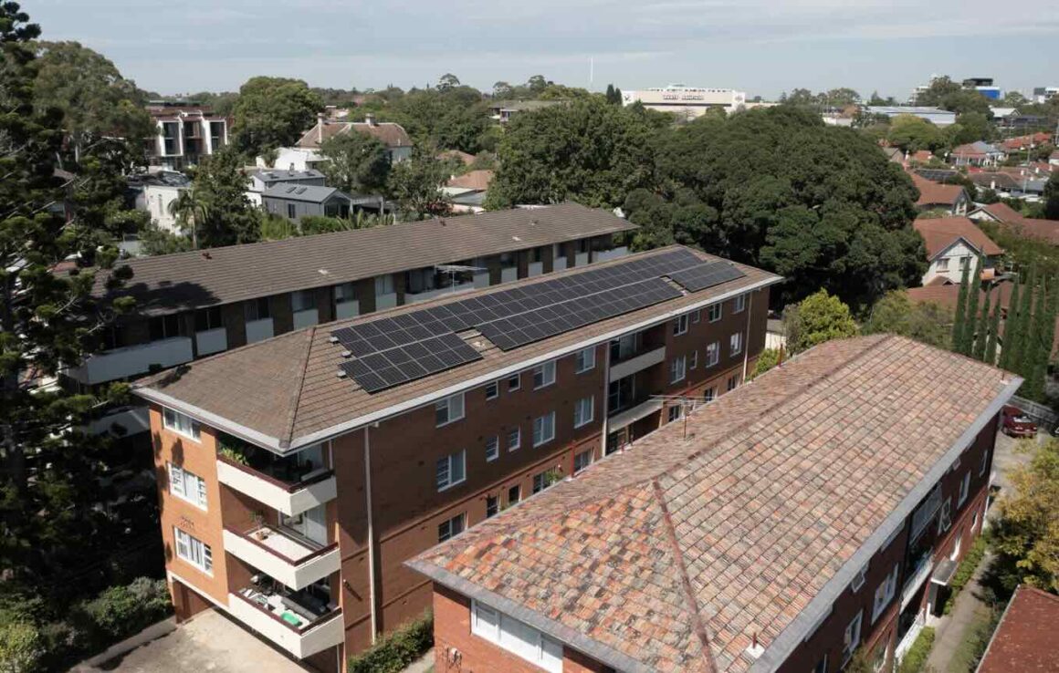 solar apartment block