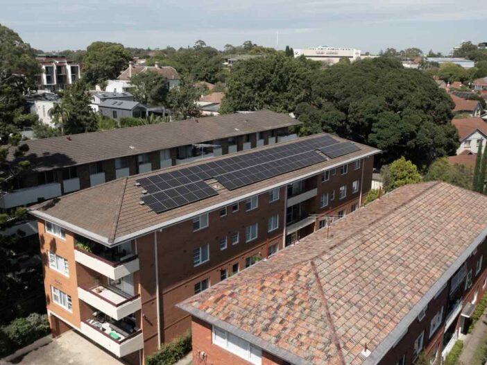 solar apartment block